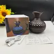 Dark Wood Grain Vase Ultrasonic Aromatherapy Humidifier - 1