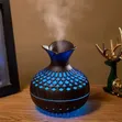 Dark Wood Grain Vase Ultrasonic Aromatherapy Humidifier - 2