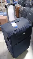 Navy Blue Soft-Side Fabric Suitcase (Large) - 1