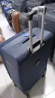 Navy Blue Soft-Side Fabric Suitcase (Large) - 2