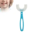 Blue U-Shaped Silicone Toothbrush (Ages 2-12) - 1