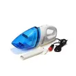 Handheld Car Vacuum Cleaner - White Body, Blue Nozzle - 2