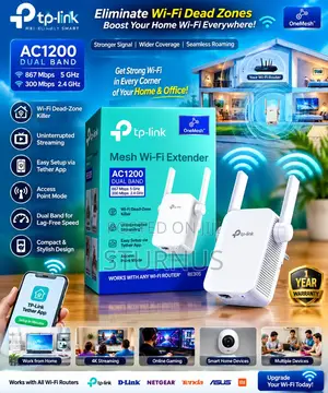 TP-Link AC1200 Mesh Wi-Fi Range Extender