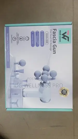 Wan Chong 5-Head Fascia Massage Gun - 6 Speeds, 9 Heads