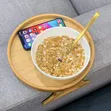 Bamboo Sofa Armrest Tray with Cup Holder - 3