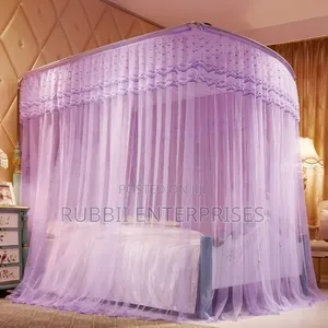 Two Adjustable Mosquito Nets - Purple