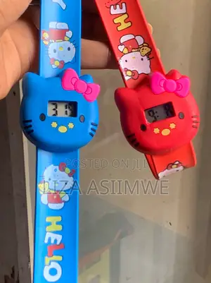 Hello Kitty Digital Watch with Character Slap Band