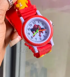 Spiderman Analog Watch - Red Silicone Band