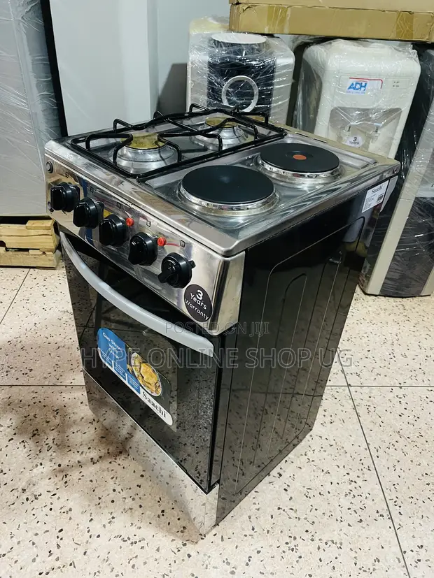 Used Sachi 4-Burner Electric Cooker with Gas Oven - 1