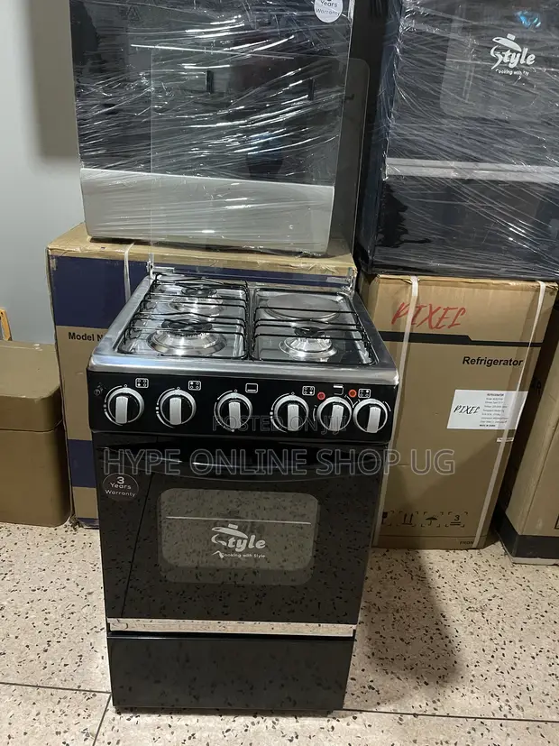 3+1 Imported Used Electric and Gas Standing Cooker with Dual Oven - 1