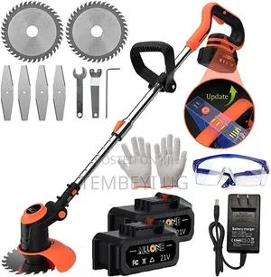 Cordless Weed Wacker Grass Cutter with 2 Batteries