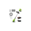 DURABLE 12V Rechargeable Rotary Electric Lawn Mower - 1