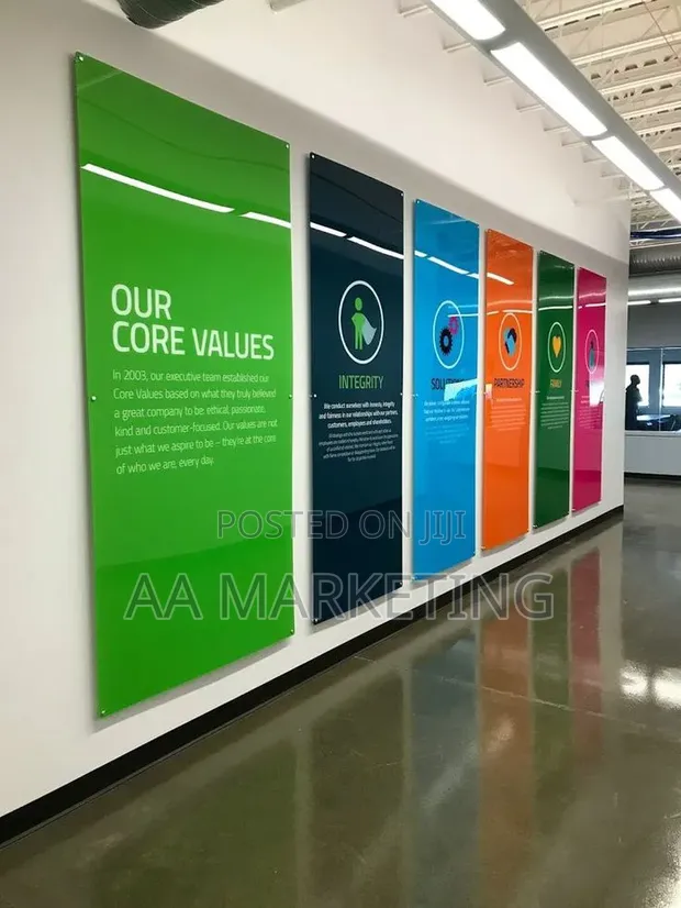 Office Acrylic Display Panels - 1
