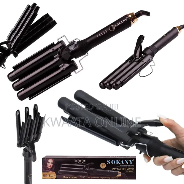 Sokany SK-669 Triple Hair Curler 25mm - 1