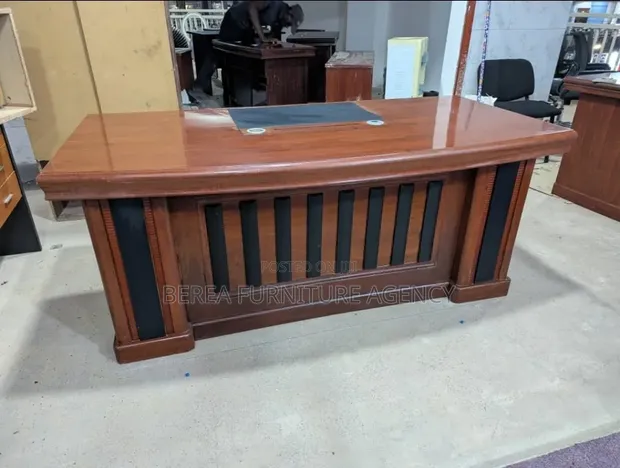 Executive Office Table 180cm with Movable Drawer - 1