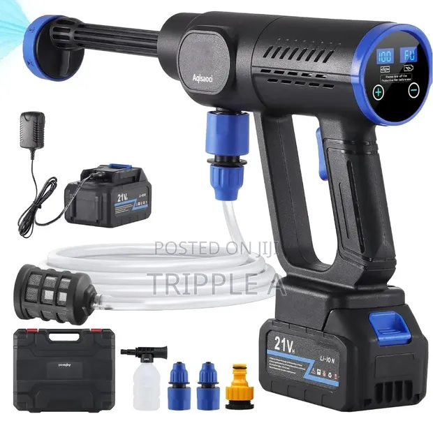High Pressure Wireless Handheld Car Washer - 1