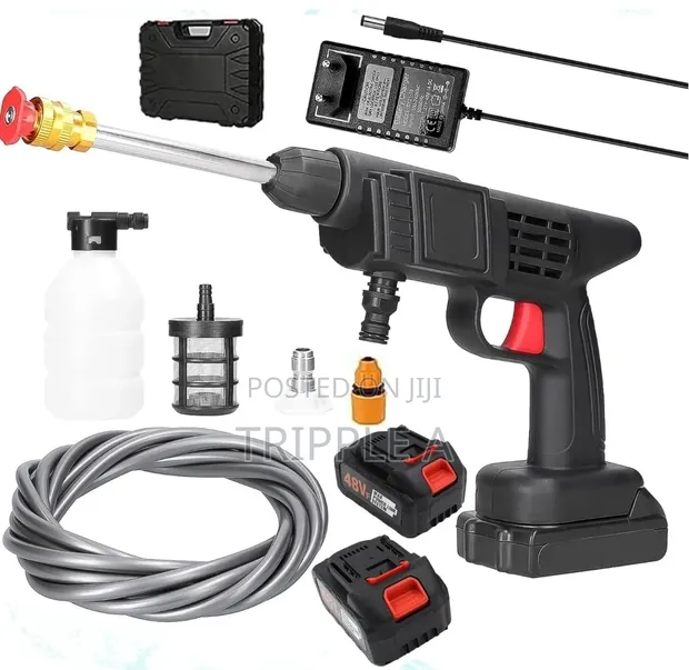 Portable Electric Cordless High Pressure Car Wash Gun - 1