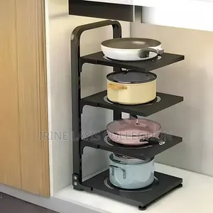 4 Tier Kitchen Rack Pot and Pan Organizer