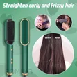 2-in-1 Hair Straightener Comb & Curler - 1