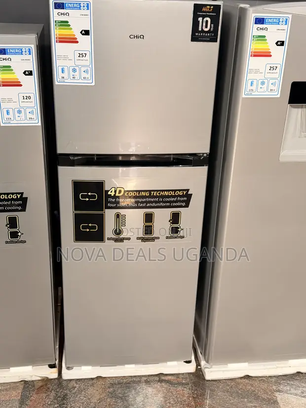 Chiq 180L Double Door Defrost Refrigerator - 1