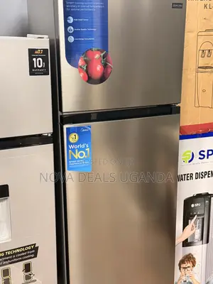 Midea 237L Stainless Steel Double Door Refrigerator