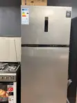 Chiq 150L Double Door Top Freezer Refrigerator - Silver - 1