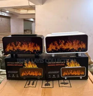 Fireplace Aroma Diffuser with Simulated Flame