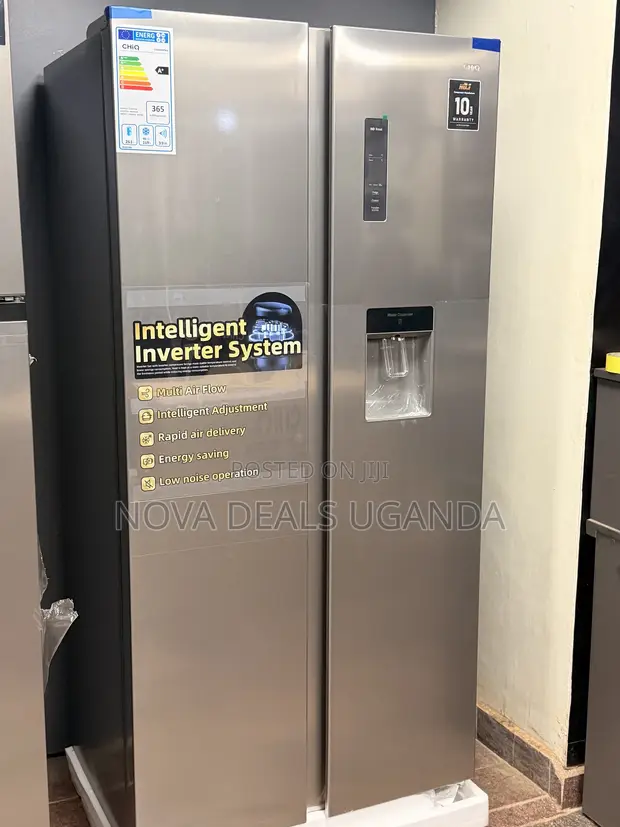 Chiq 560L Side by Side Refrigerator with Water Dispenser - 1