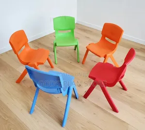 Colorful Kids Plastic Chairs - Brand New