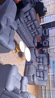 Brand New 7-Seater Fibre Sofas - 1