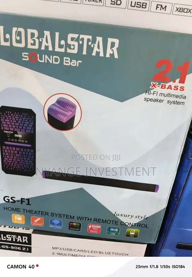 Globalstar GS-F1 2.1 Channel Multimedia Speaker System with Subwoofer - 1