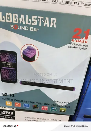Globalstar GS-F1 2.1 Channel Multimedia Speaker System with Subwoofer