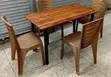 Home Balcony Foldable Dining Table and 6 Chairs - 2