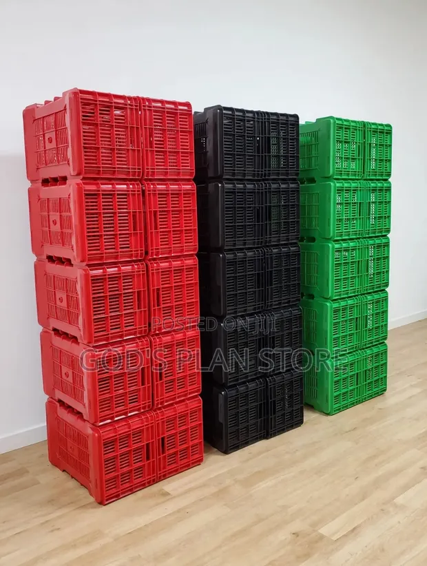 Heavy Duty Farming/Transport Plastic Crates - 1