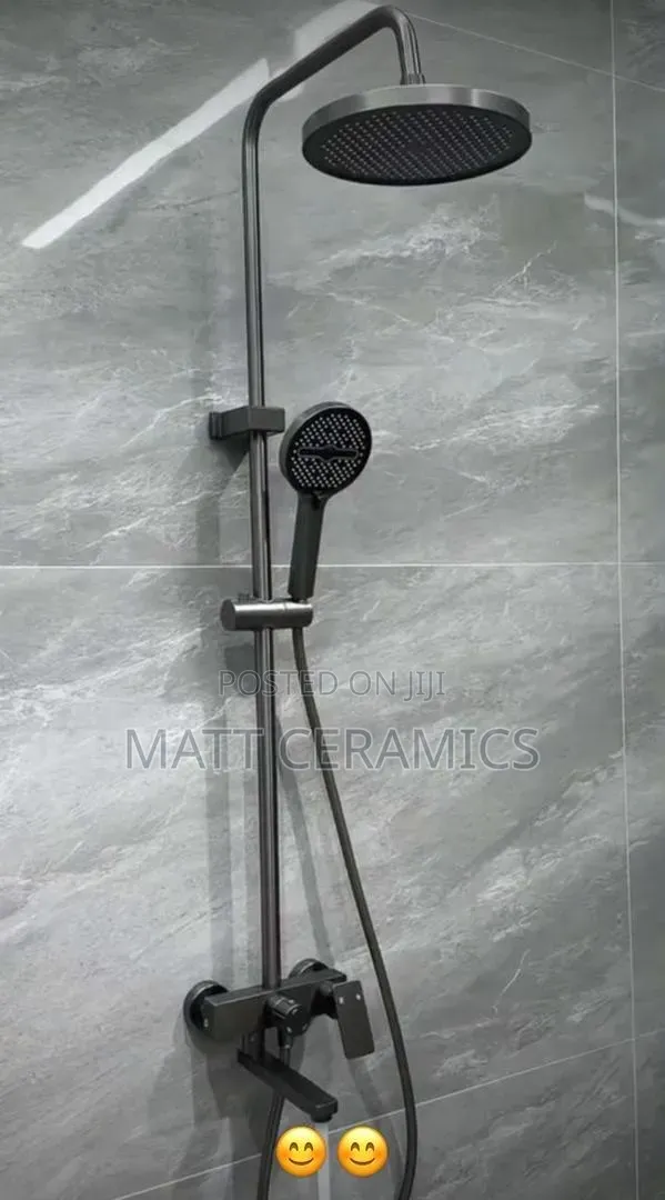 Brand New Black and Grey Shower Mixer - 1