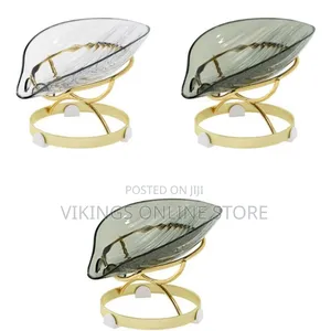 Reusable Leaf Shape Soap Dish Holder - Multi-Colours