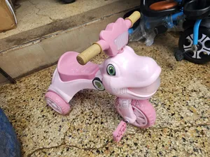 Pink Ride-On Kid's Tricycle with Sounds (0-2 Years)
