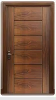 Pure Mahogany Doors - Natural Finish - 2