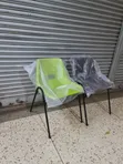 Metal Framed Stackable Plastic Chairs - 2