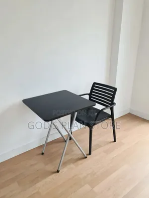 Foldable Reading Table and Chair Set