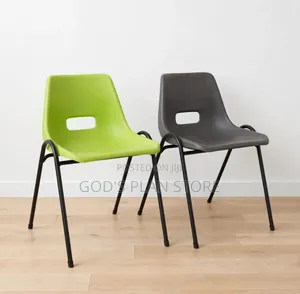 Metal Stands Plastic Chairs for Office, Church, Waiting Area, Events