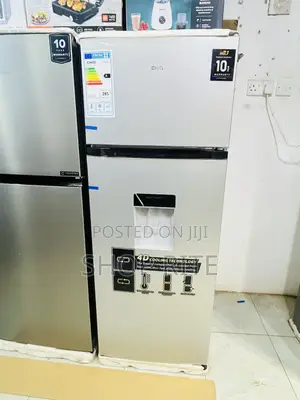 CHIQ 270 Liters Refrigerator with Water Dispenser - Silver