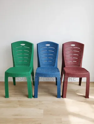 Colorful Rattan Pattern Plastic Chairs