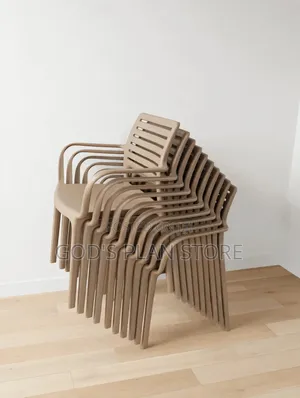 ForestRest Plastic Chairs for Garden, Beach, Bar