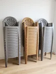 Grandeur Plastic Dining Chairs - Brand New - 2
