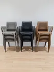 Gray Heavy Duty Plastic Chairs (Brand New) - 2