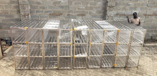 Brand New Stainless Steel Rack Shelves - 1