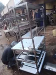 Stainless Steel Working Table with Shelves - 1