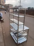 Stainless Steel Working Table with Shelves - 4