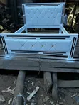 White Leather Bed 5x6 - 3